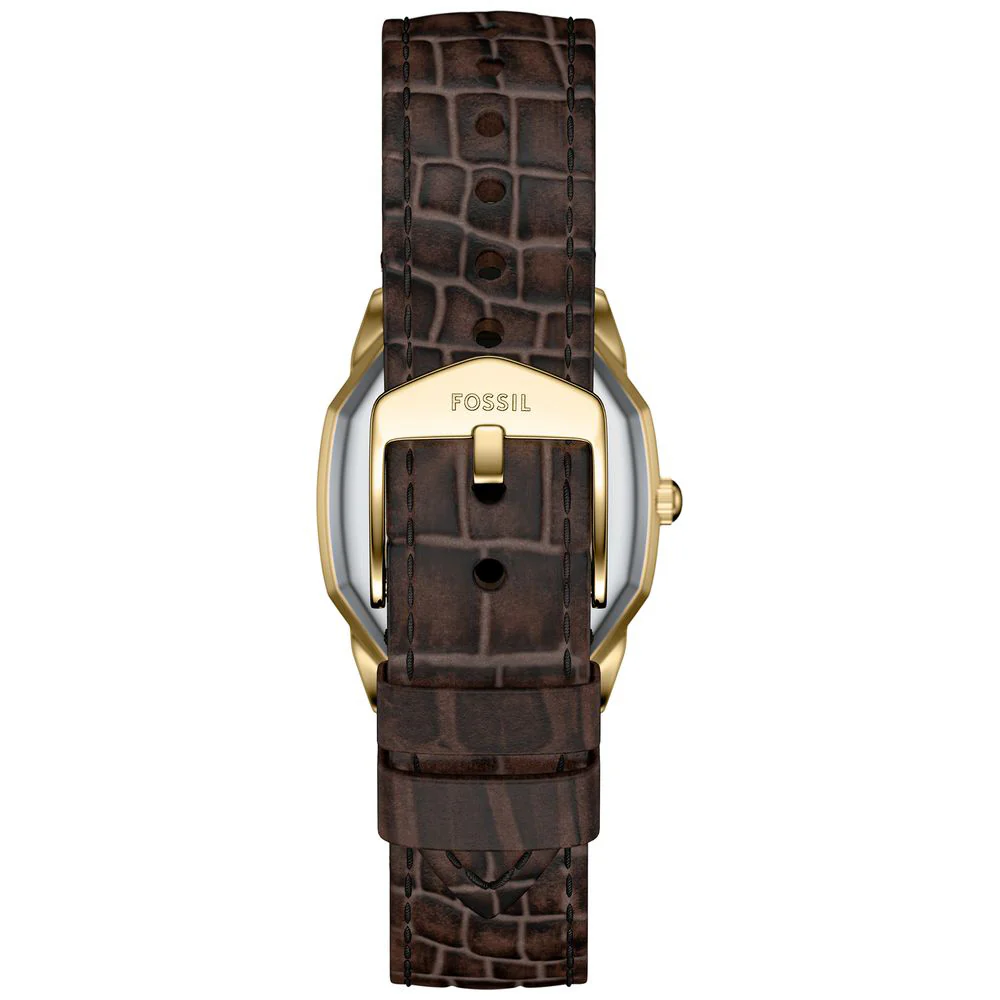 ES5426 FOSSIL HARLOW Brown Leather Strap Stylish Design Water Resistant Quartz Movement Classic Elegance - Image 4