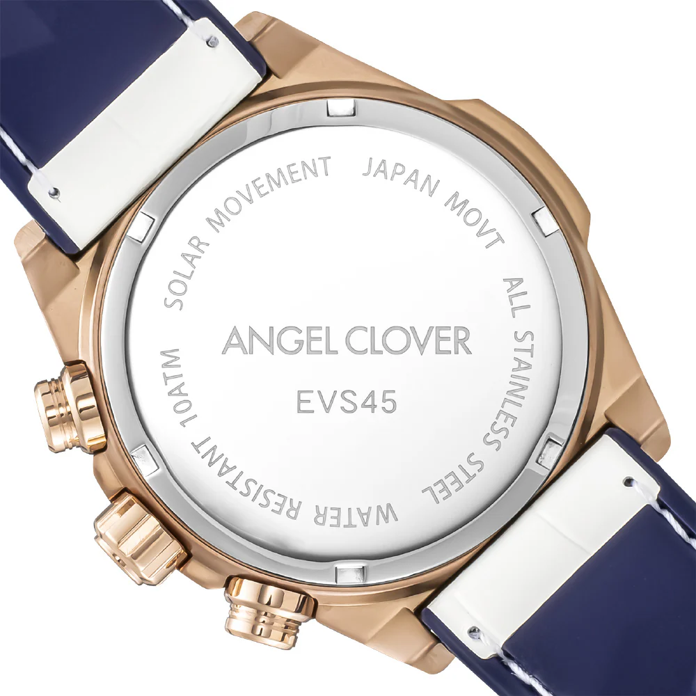 EVS45PWH-WH Exventure Solar Ceramic Watch 1 Year Warranty White Eco-Friendly Solar Powered Elegant Design - Image 6