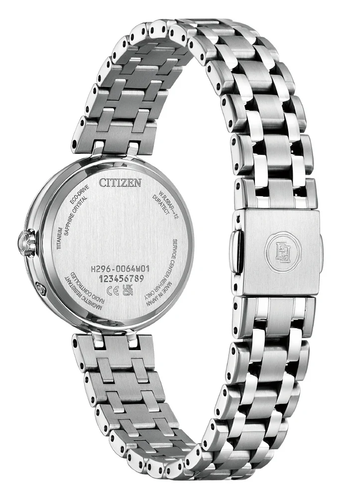 Citizen Exceed Ladies Watch, Titania Happy Flight, Solar Powered Eco-Drive Radio-Controlled Watch EE1020-77D - Image 4