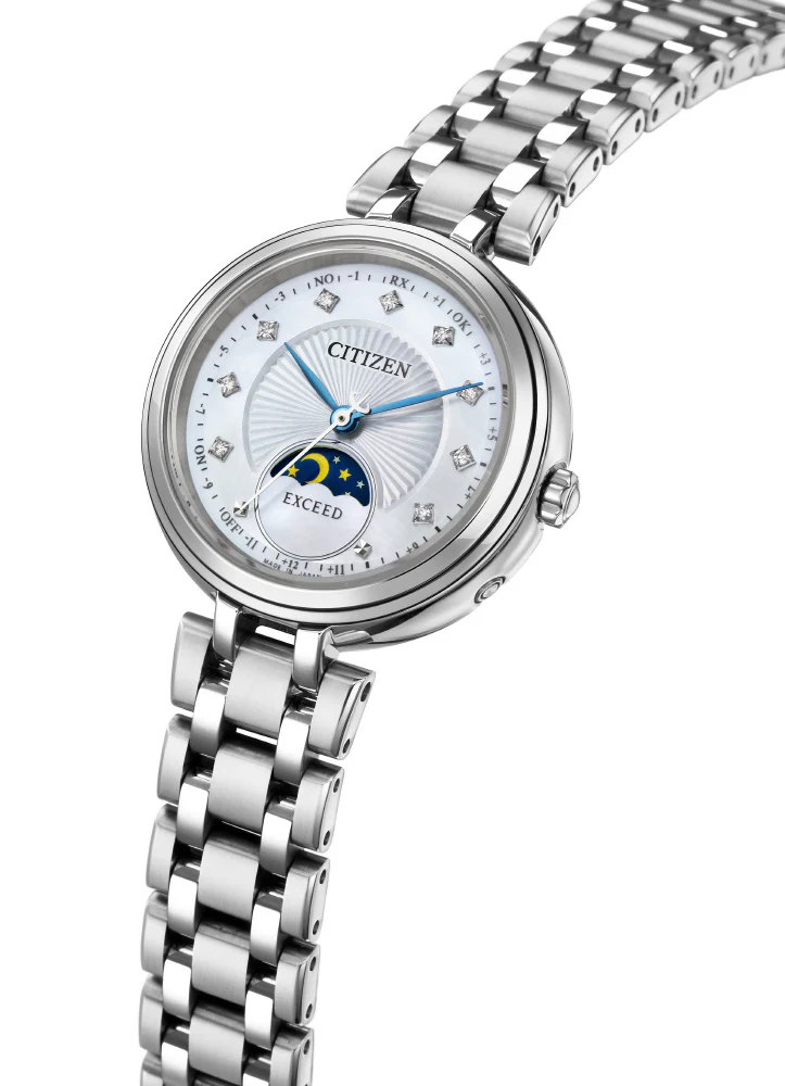 Citizen Exceed Ladies Watch, Titania Happy Flight, Solar Powered Eco-Drive Radio-Controlled Watch EE1020-77D - Image 5