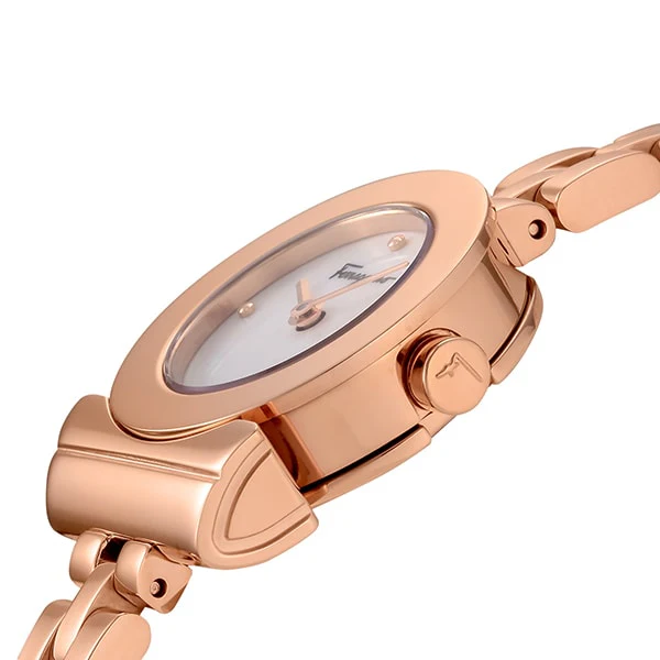 FERRAGAMO FBF080017 Women's Metal Band Watch with 2 Year Warranty Elegant Design and Precision Craftsmanship - Image 2