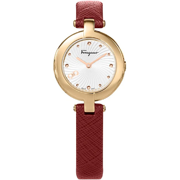 FERRAGAMO SFAT01622 Elegant Ladies' Leather Belt with Timeless Design, Durable Quality, and 2 Year Warranty for Effortless Style