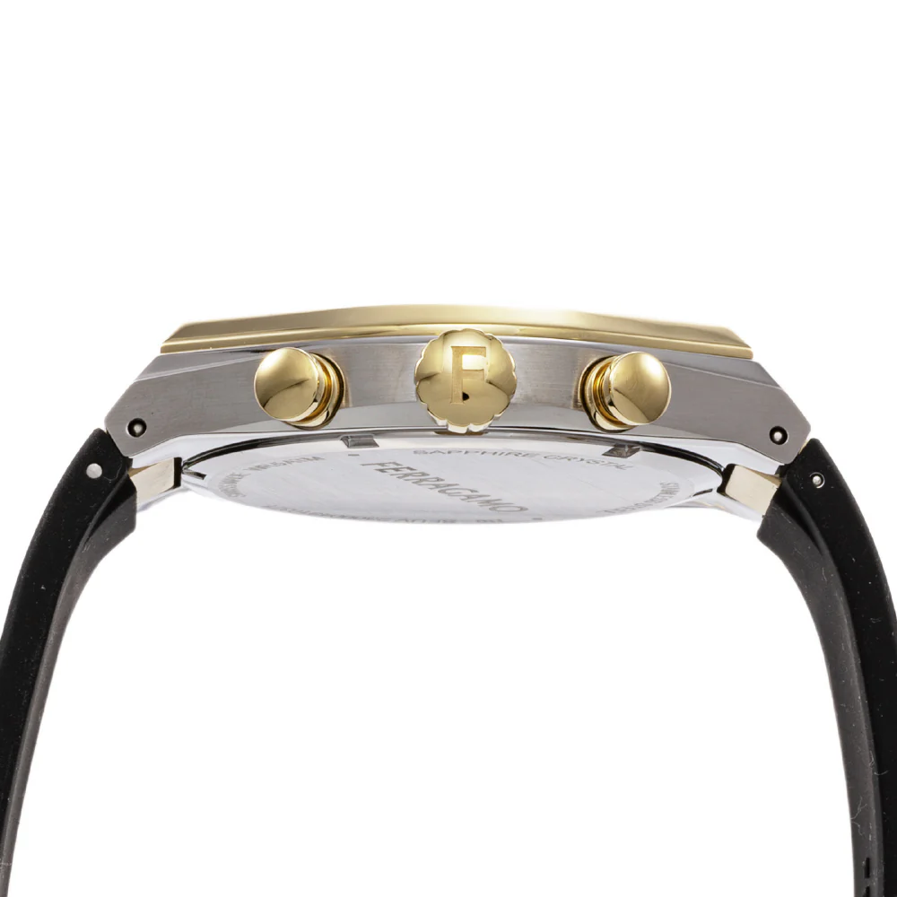 FERRAGAMO SFUV00322 Tonneau Gent 2-Year Warranty Yellow Gold Elegant Design Swiss Movement - Image 4