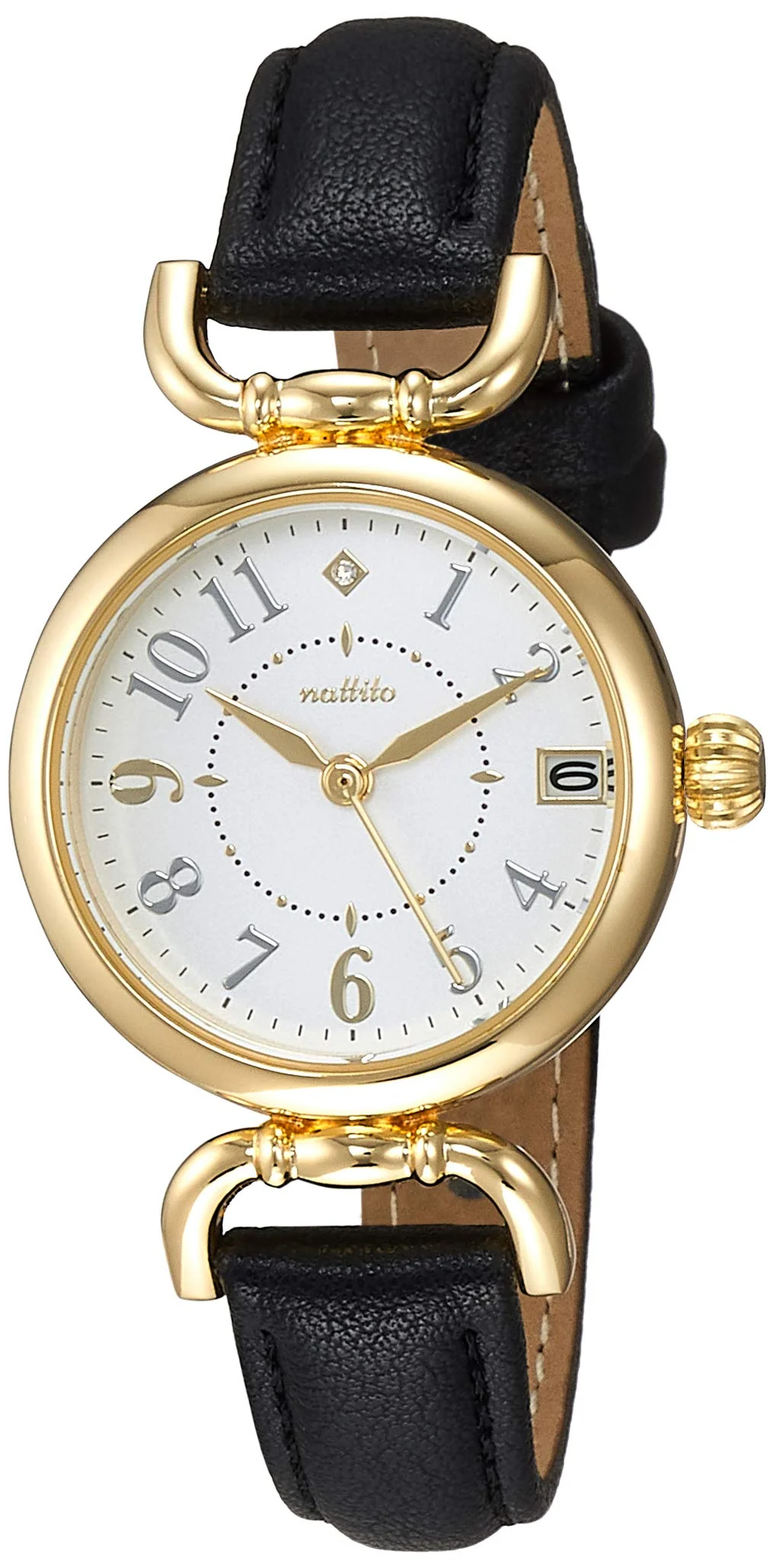 FIELDWORK YM001-5 Analog Date Leather Strap Women's Watch