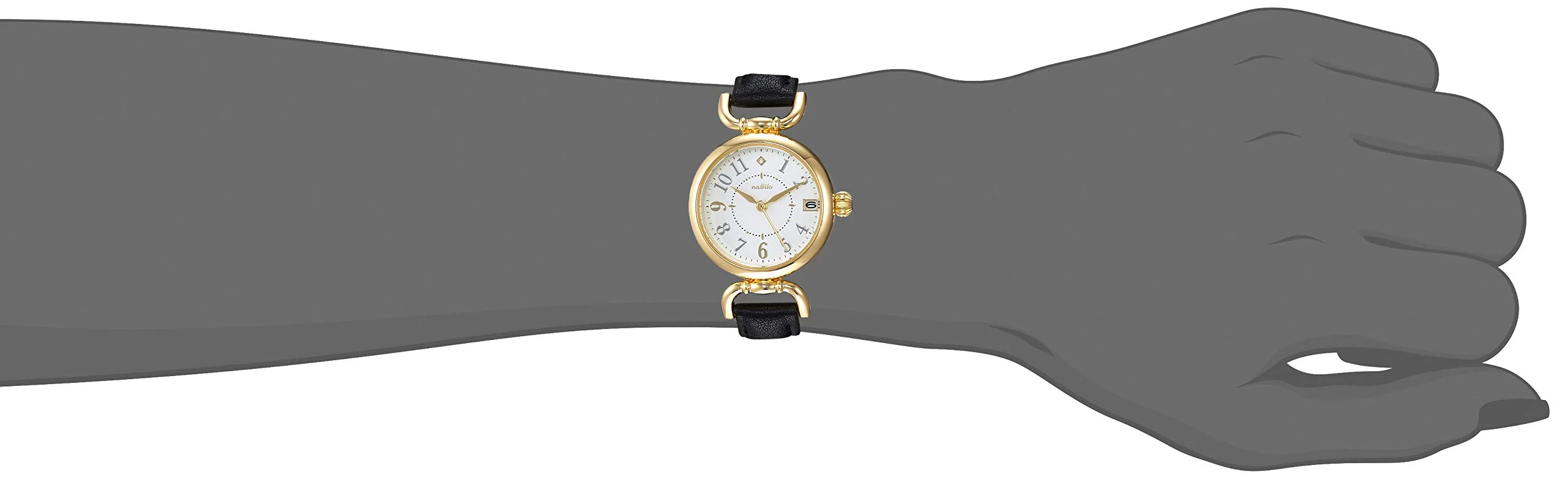 FIELDWORK YM001-5 Analog Date Leather Strap Women's Watch - Image 2