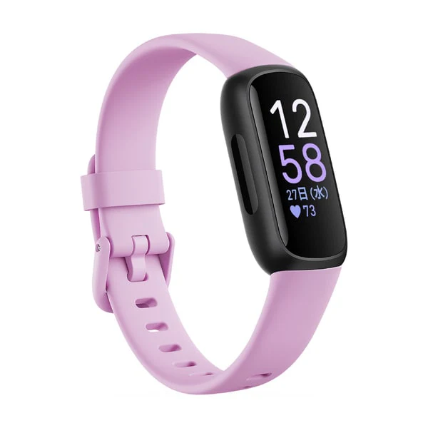 Fitbit FB424BKLV-FRCJK Inspire 3 Fitness Tracker with Heart Rate Monitor Sleep Tracking 10+ Workout Modes Lilac