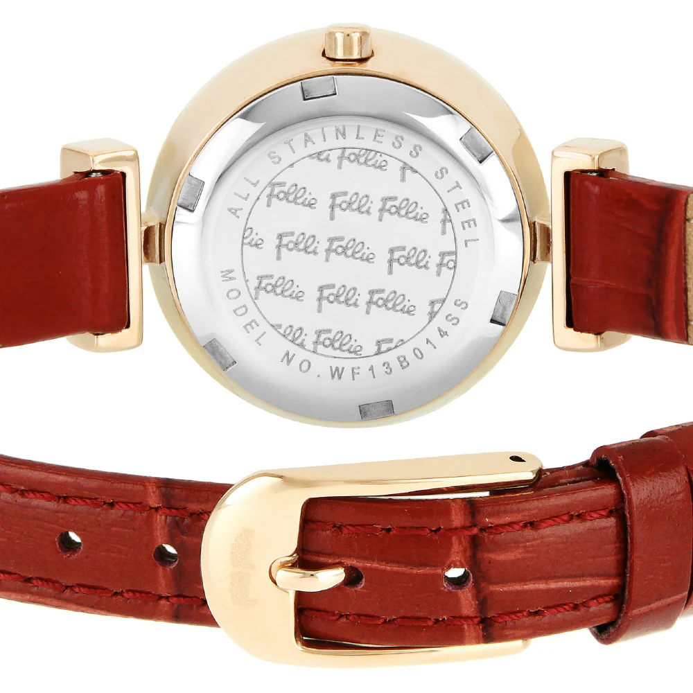 FOLLI FOLLIE WF13B014SSWRE Elegant Design Stylish Stainless Steel Water Resistant Fashionable Timepiece - Image 3