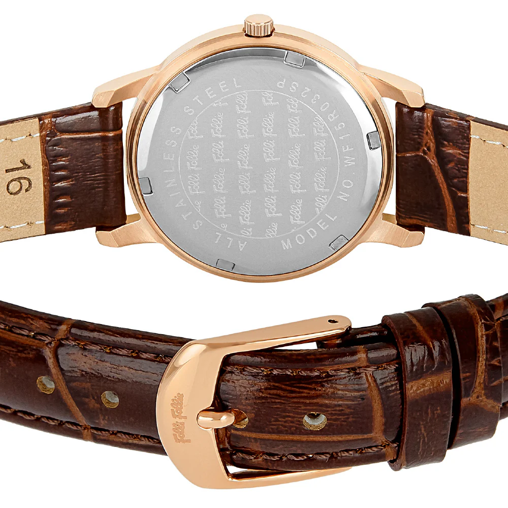 FOLLI FOLLIE WF15R032SPWBR Matchpoint Brown Watch with Elegant Design, Durable Materials, Water Resistance, and Stylish Versatility - Image 3