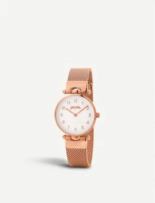 FOLLI FOLLIE WF17R014BSS Elegant Women's Watch with Stainless Steel Band, Water Resistance, and Stylish Design for Everyday Wear