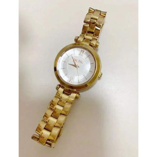 FOLLI FOLLIE WF5R084BPP Ladies' Pink Gold Watch with 9.0mm Thickness and Daily Water Resistance for Stylish Everyday Wear