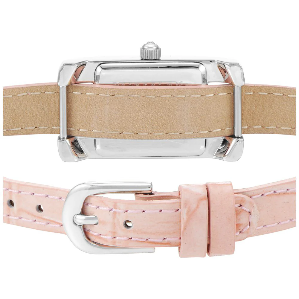FOLLI FOLLIE WF5T082SPSSLVBKWHLBP Elegant Ladies' Watch with 3 Extra Straps, 5.0mm Slim Design, Water Resistant for Daily Use, Perfect for Any Occasion - Image 3