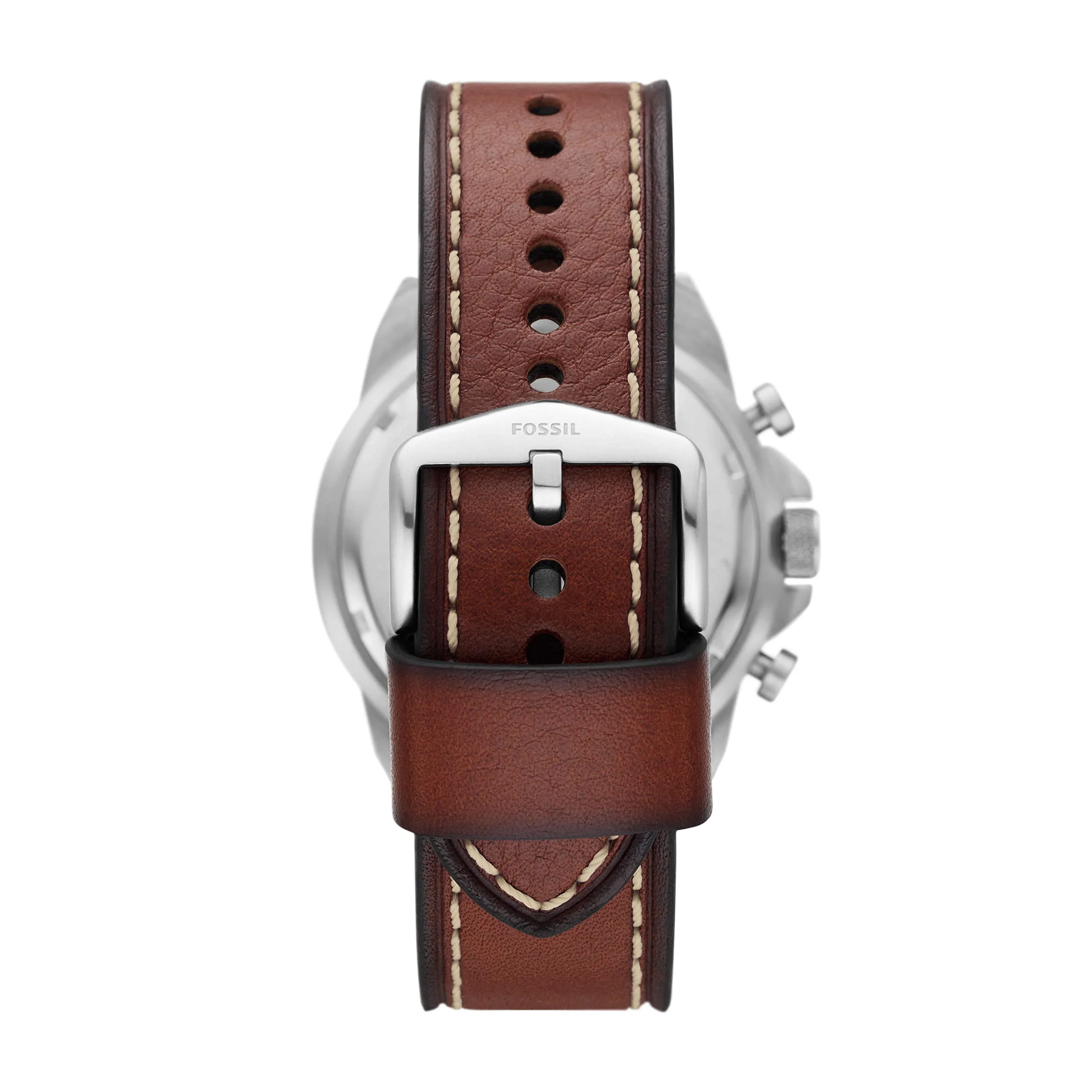 FOSSIL BRONSON FS5898 Chronograph Brown Leather Watch - Image 3