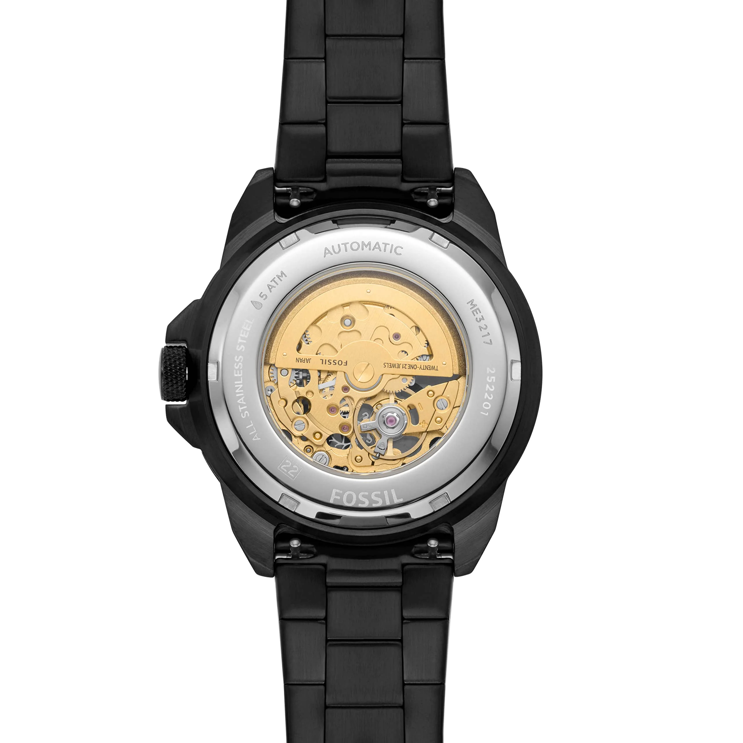 FOSSIL BRONSON ME3217 Automatic Black Watch - Image 4