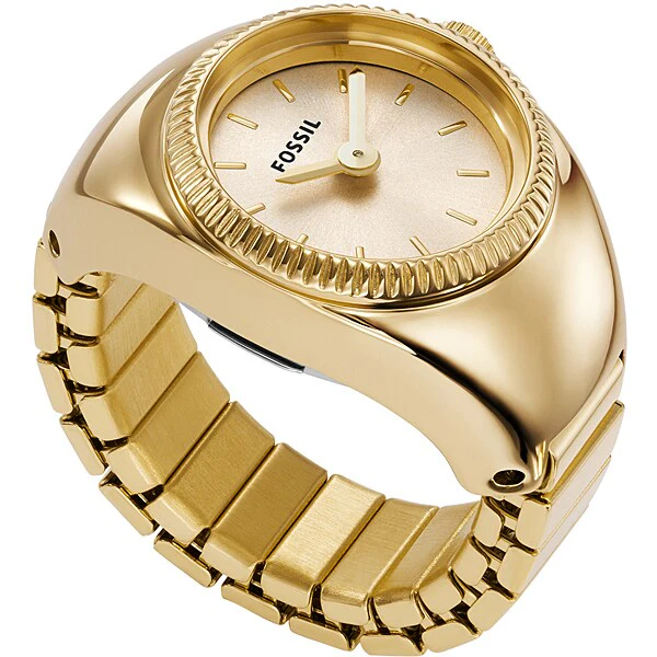FOSSIL ES5246 Stylish Quartz Watch Ring Elegant Design 2-Hand Display 2-Year Warranty