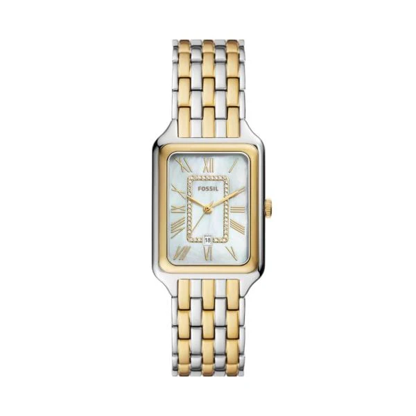 FOSSIL ES5305 Stylish Raquel Women's Watch with Rose Gold Tone, Water Resistance, and Elegant Leather Strap for Everyday Chic
