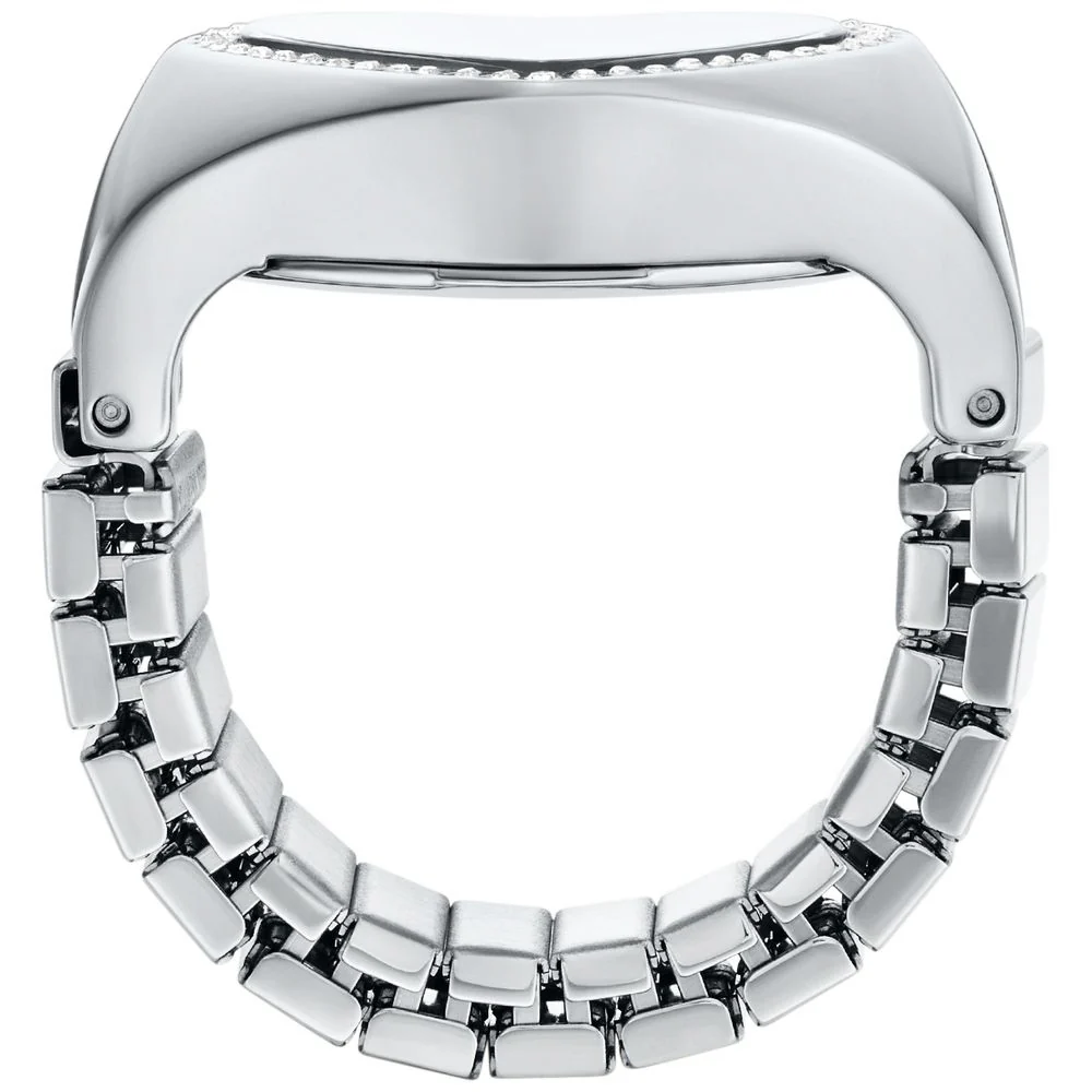 FOSSIL ES5408 Stylish Ring Watch Expansion Silver Elegant Design Durable Stainless Steel Water Resistant - Image 3