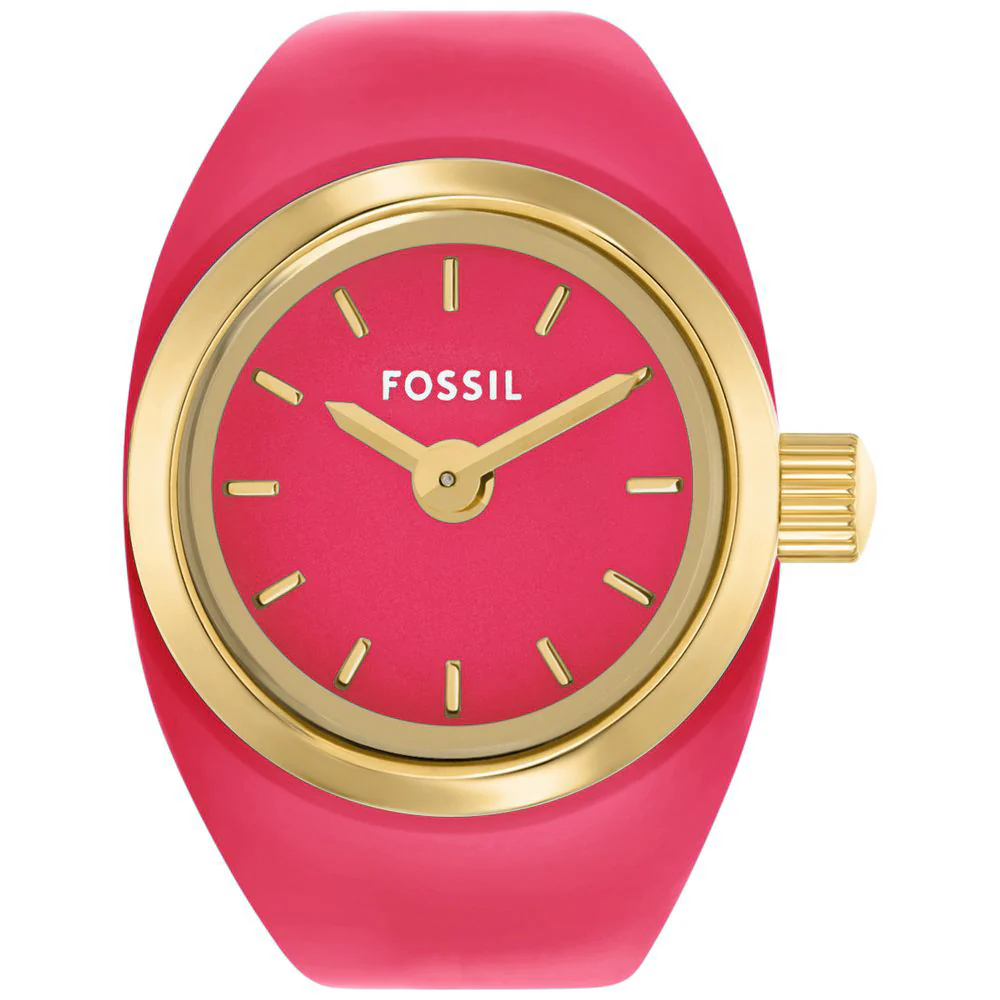 FOSSIL ES5414 Stylish Ring Watch - Unique Design - Durable Materials - Water Resistant - Elegant Accessory