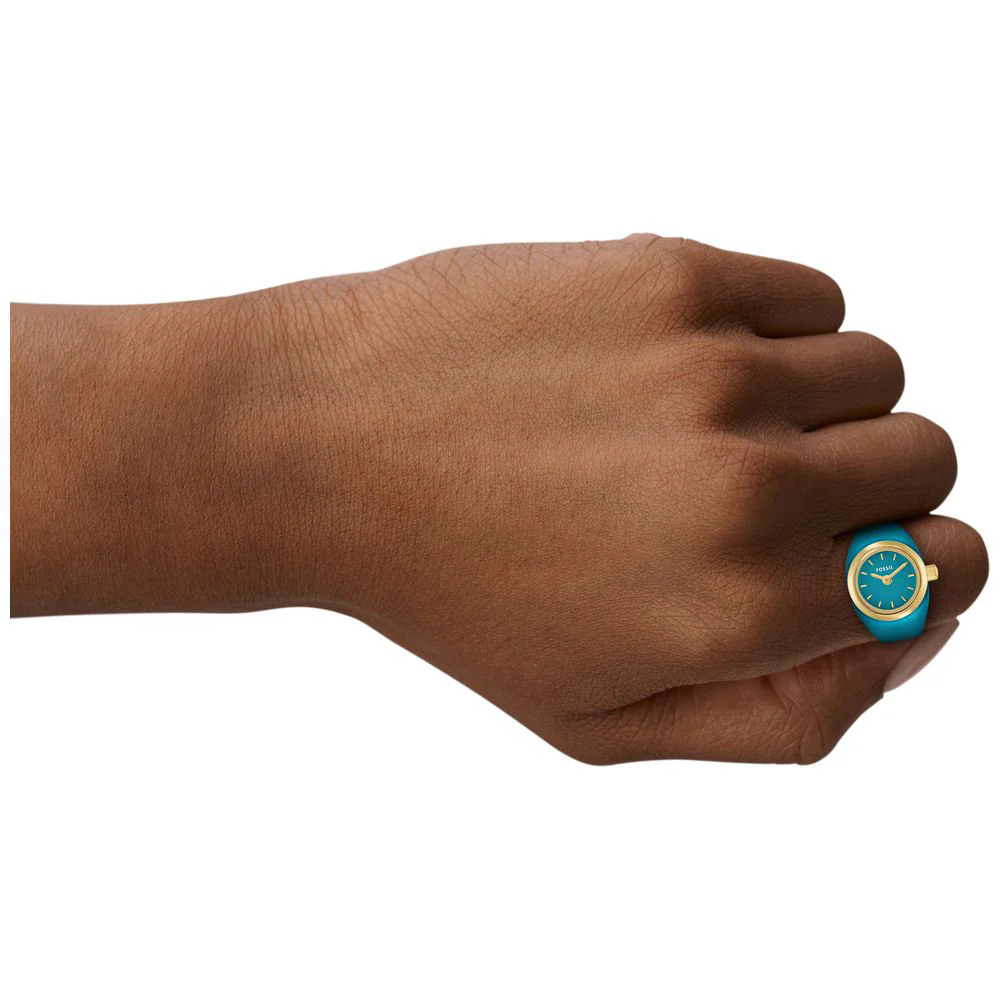 FOSSIL ES5415 Stylish Ring Watch - Elegant Design - Durable Stainless Steel - Water Resistant - Quartz Movement - Image 6