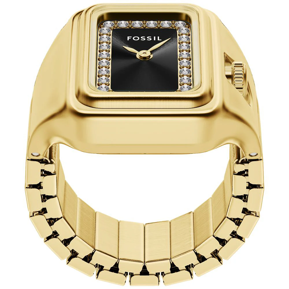 FOSSIL ES5447 Elegant Raquel Watch Ring Stainless Steel Crystal Accents Water Resistant Stylish Design - Image 3
