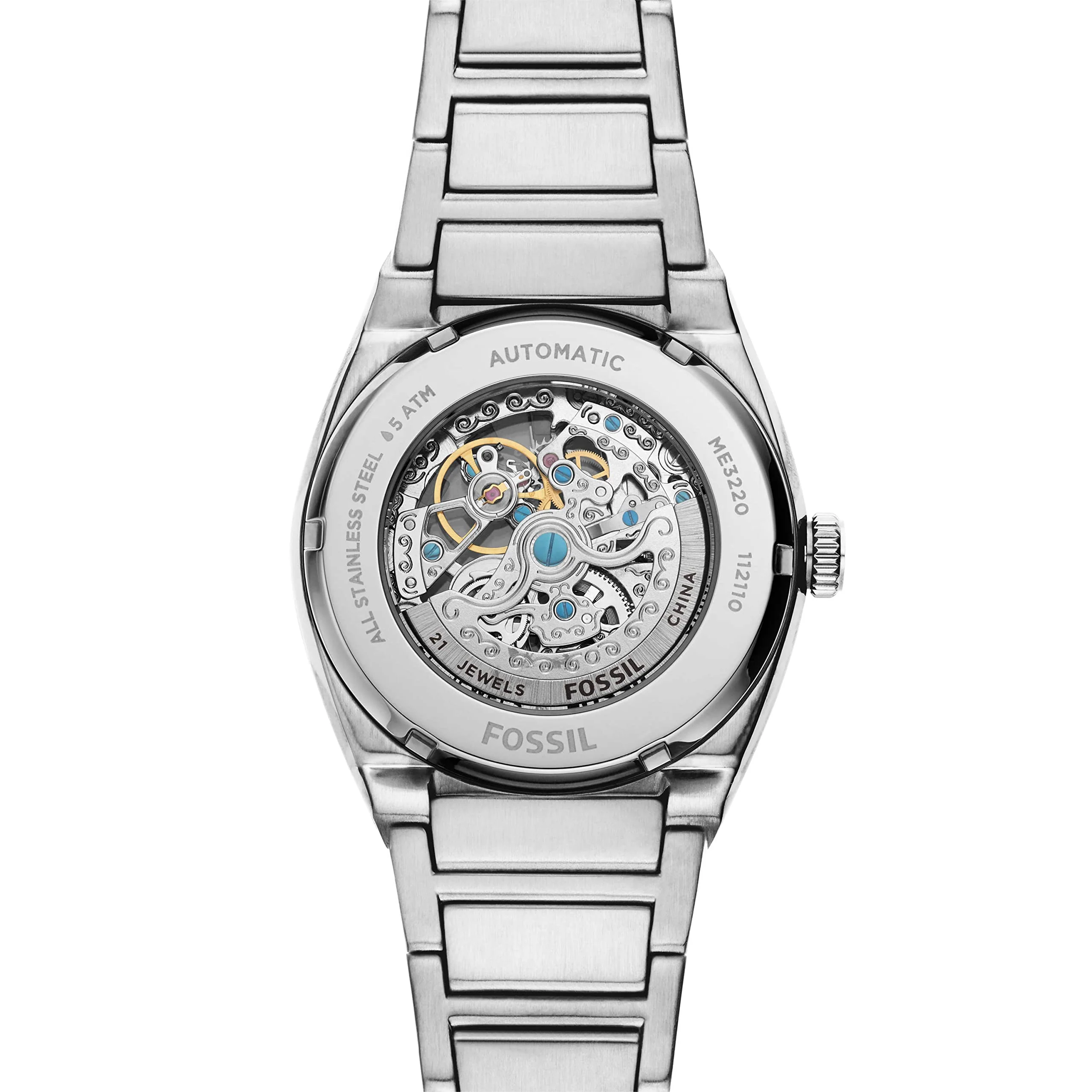 FOSSIL Everett ME3220 Automatic Stainless Steel Watch - Image 4