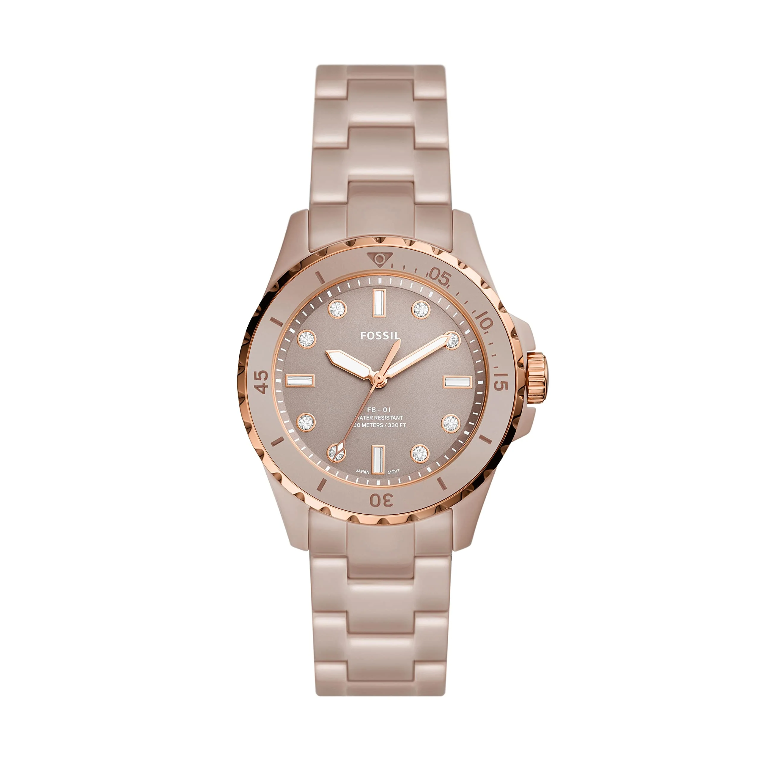 FOSSIL FB-01 CE1111 Ceramic Quartz Women's Watch