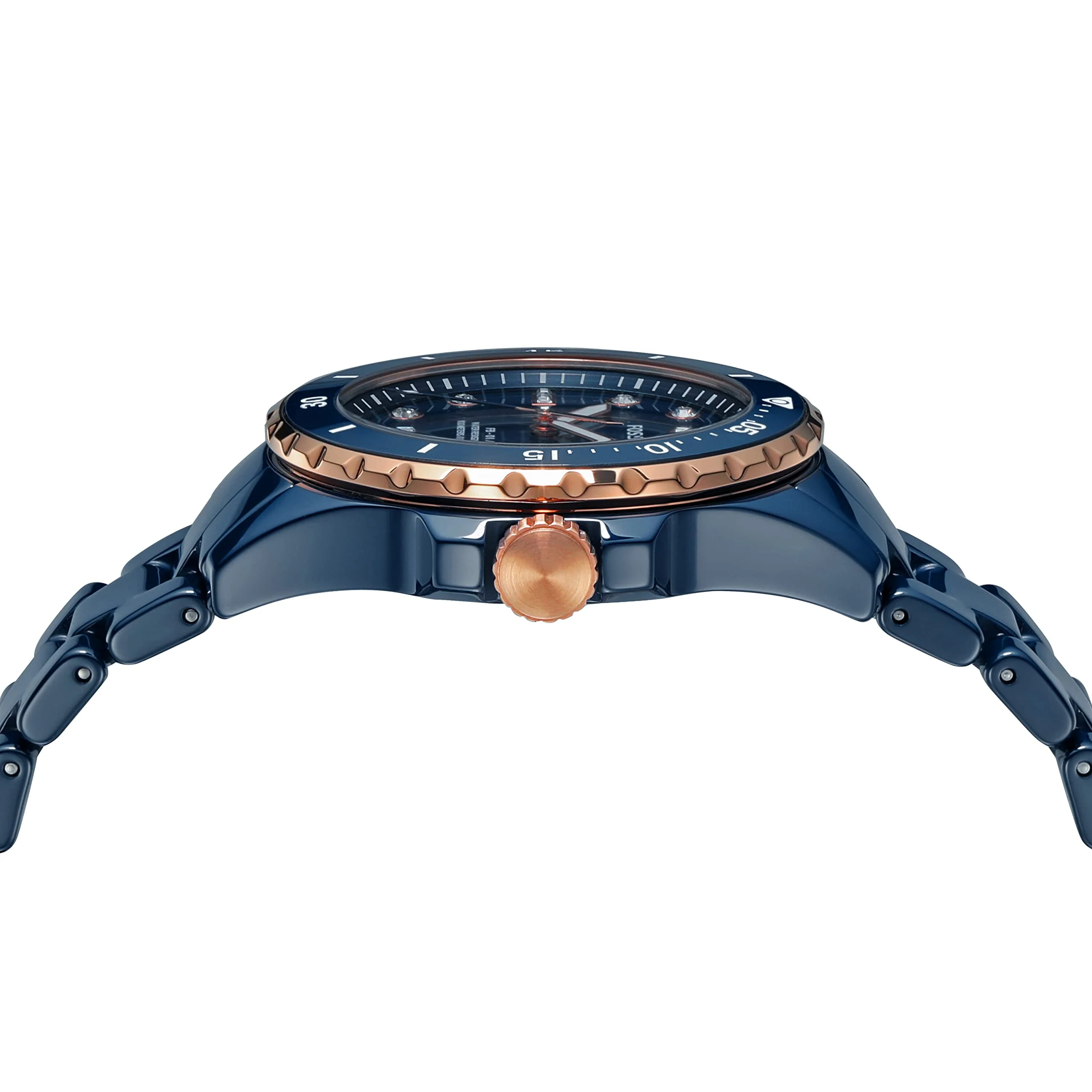 FOSSIL FB-01 CE1125 Blue Ceramic Women's Watch - Image 2