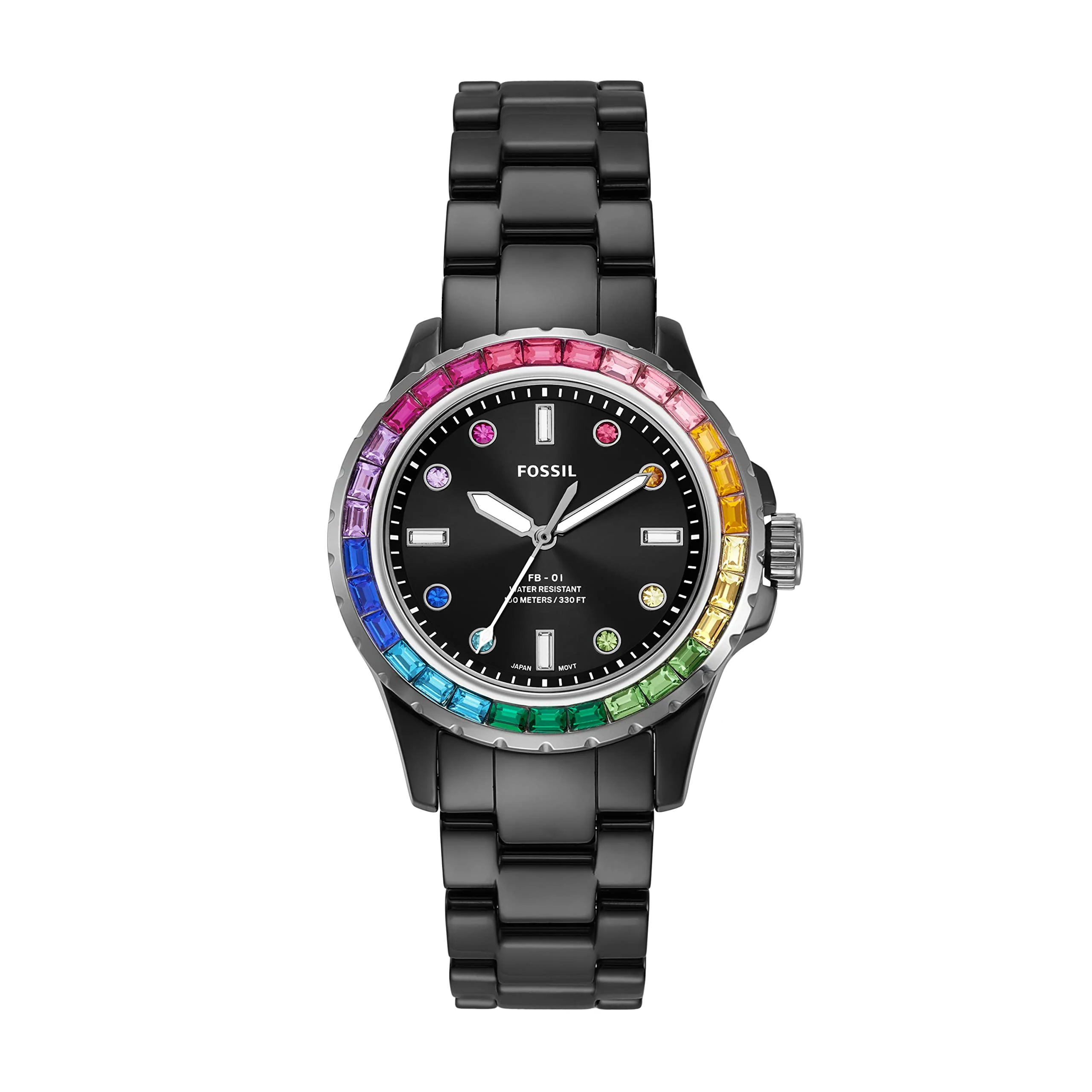 FOSSIL FB-01 CE1130 Black Ceramic Women's Watch