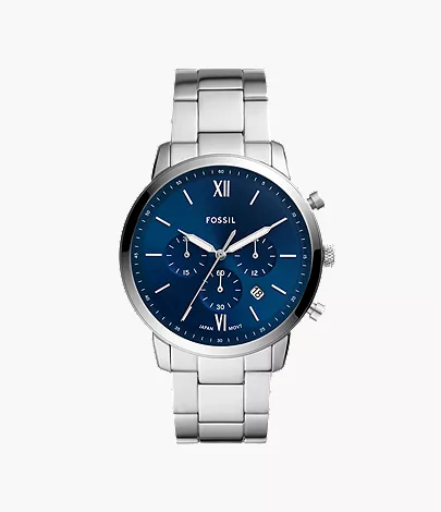 FOSSIL FS5792 Neutra Stylish Analog Watch with Durable Leather Strap, Water Resistant Design and Elegant Minimalist Face