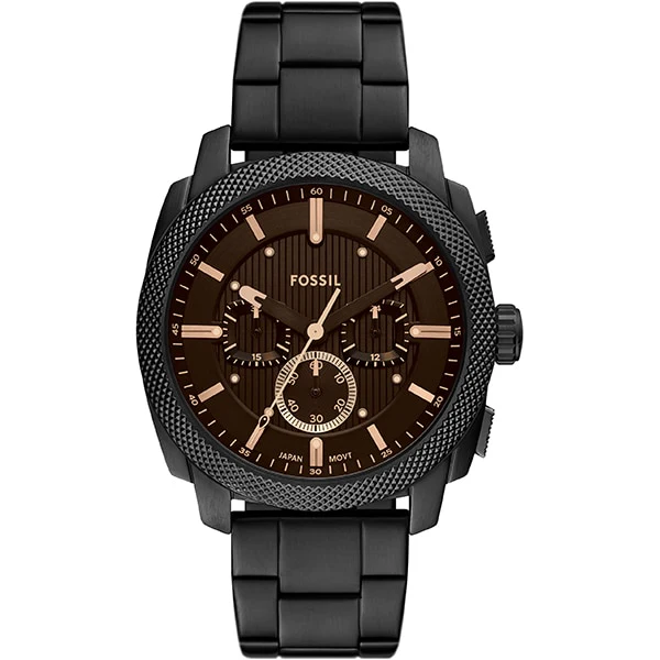 FOSSIL FS6097 Stylish Leather Strap Water Resistant Quartz Watch with Date Function and Classic Design