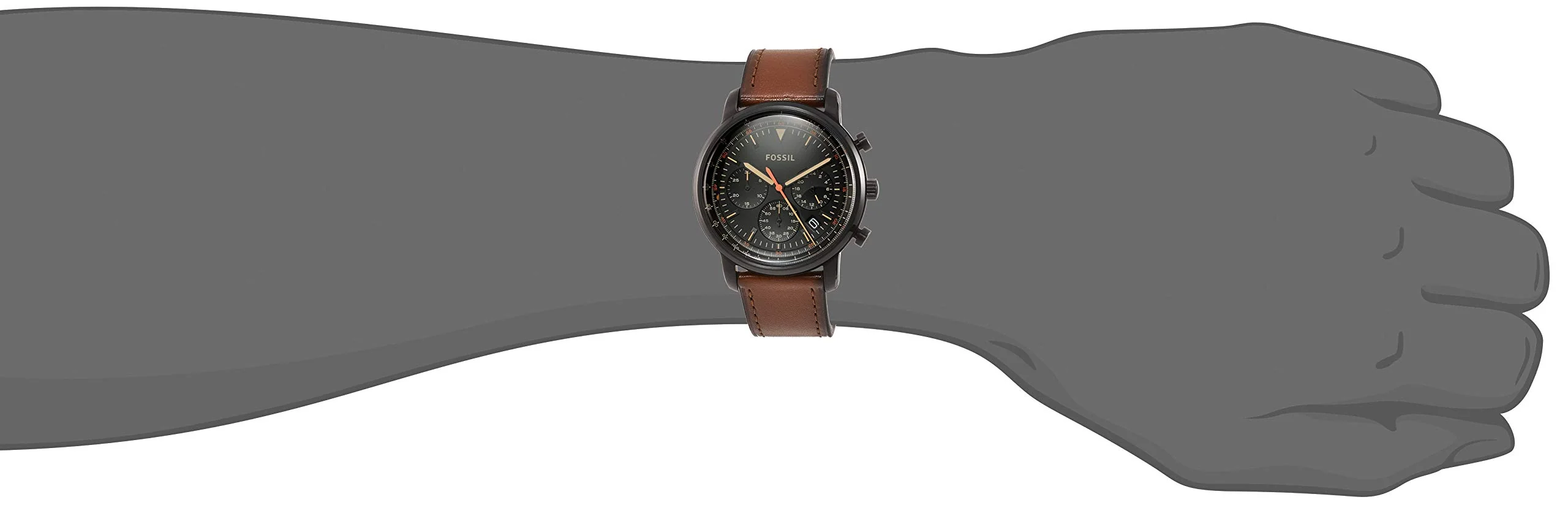 FOSSIL GOODWIN FS5501 Men's Quartz Watch - Image 2
