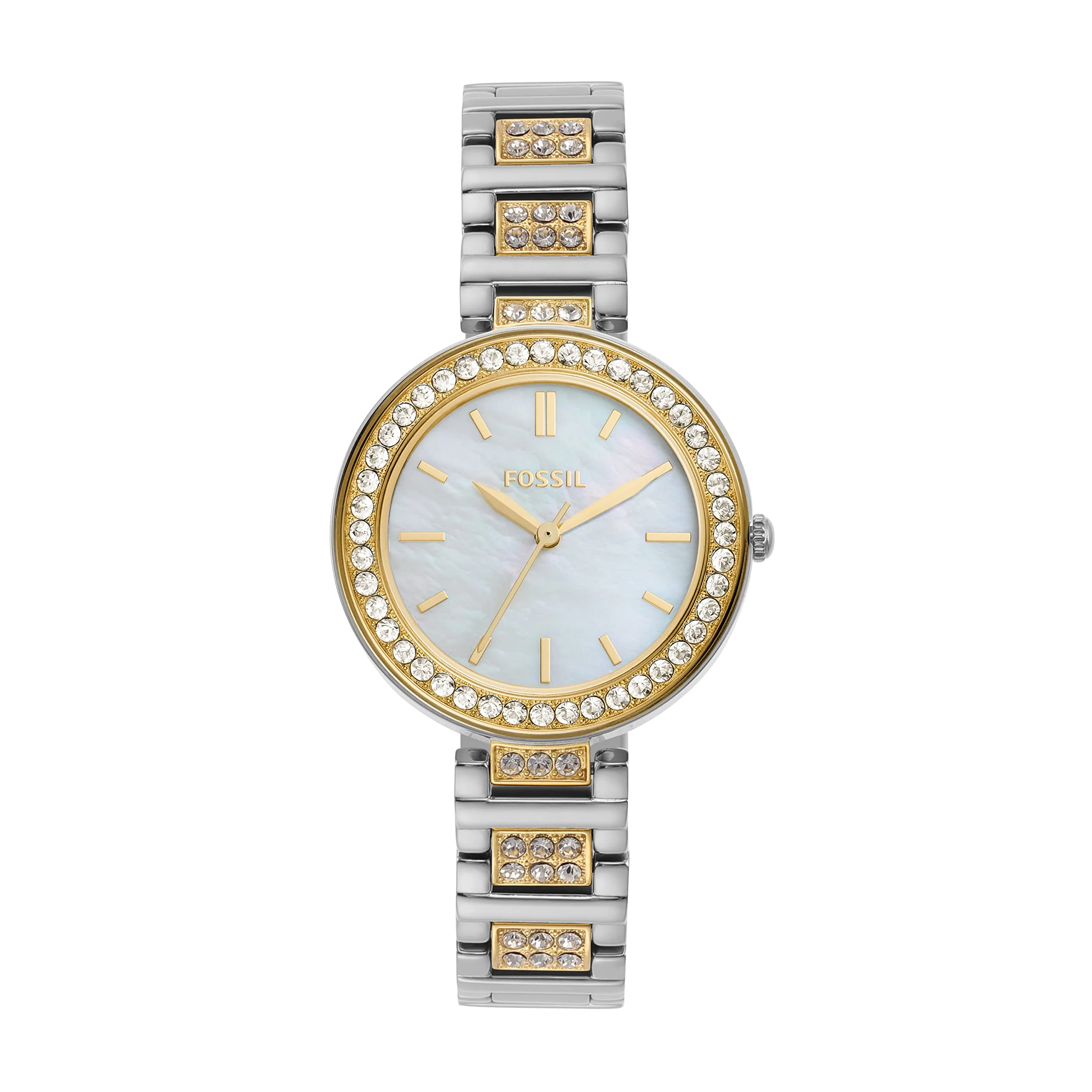 FOSSIL KARLI BQ3884 Two-Tone Stainless Steel Women's Watch