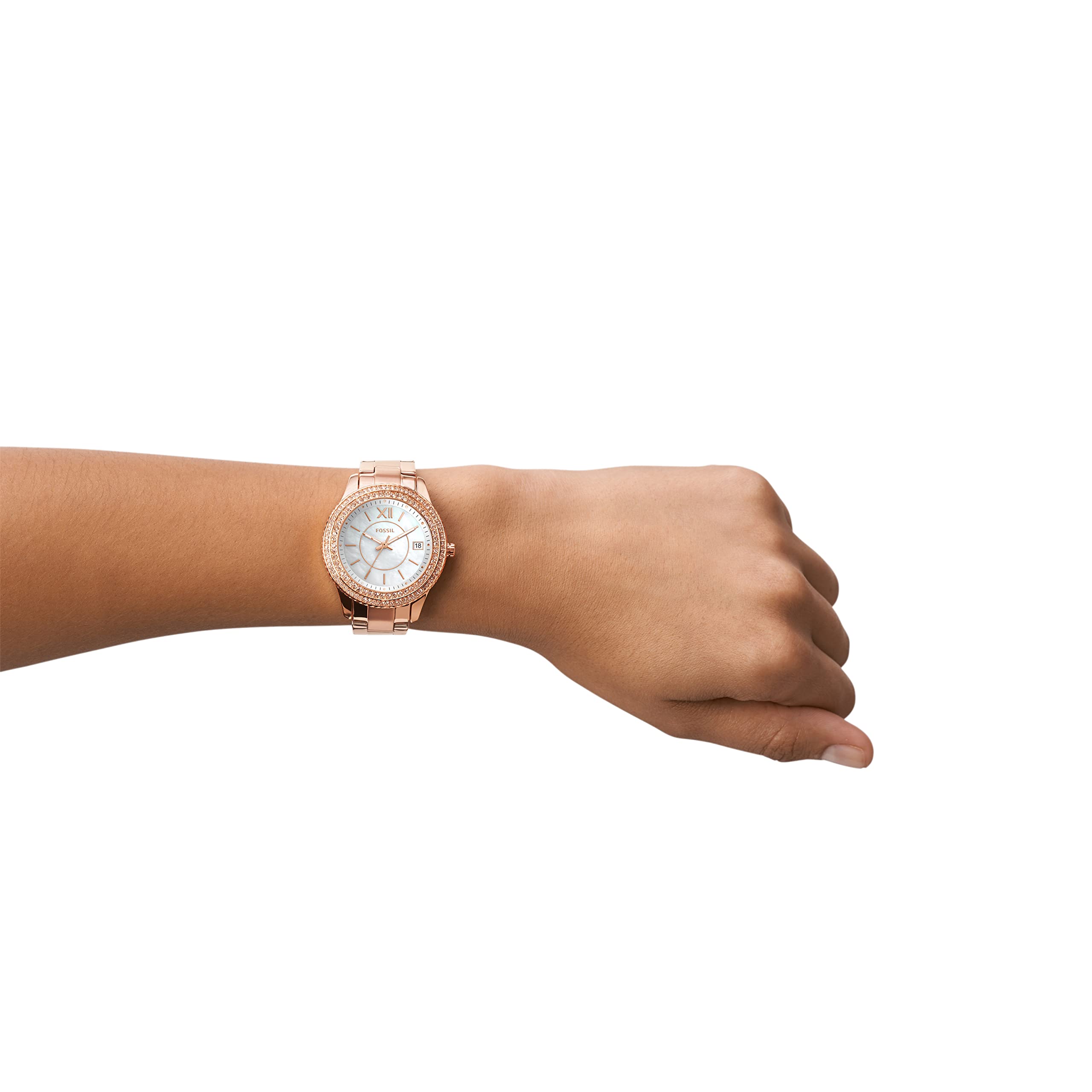 FOSSIL Stella ES5131 Rose Gold Women's Watch - Image 6