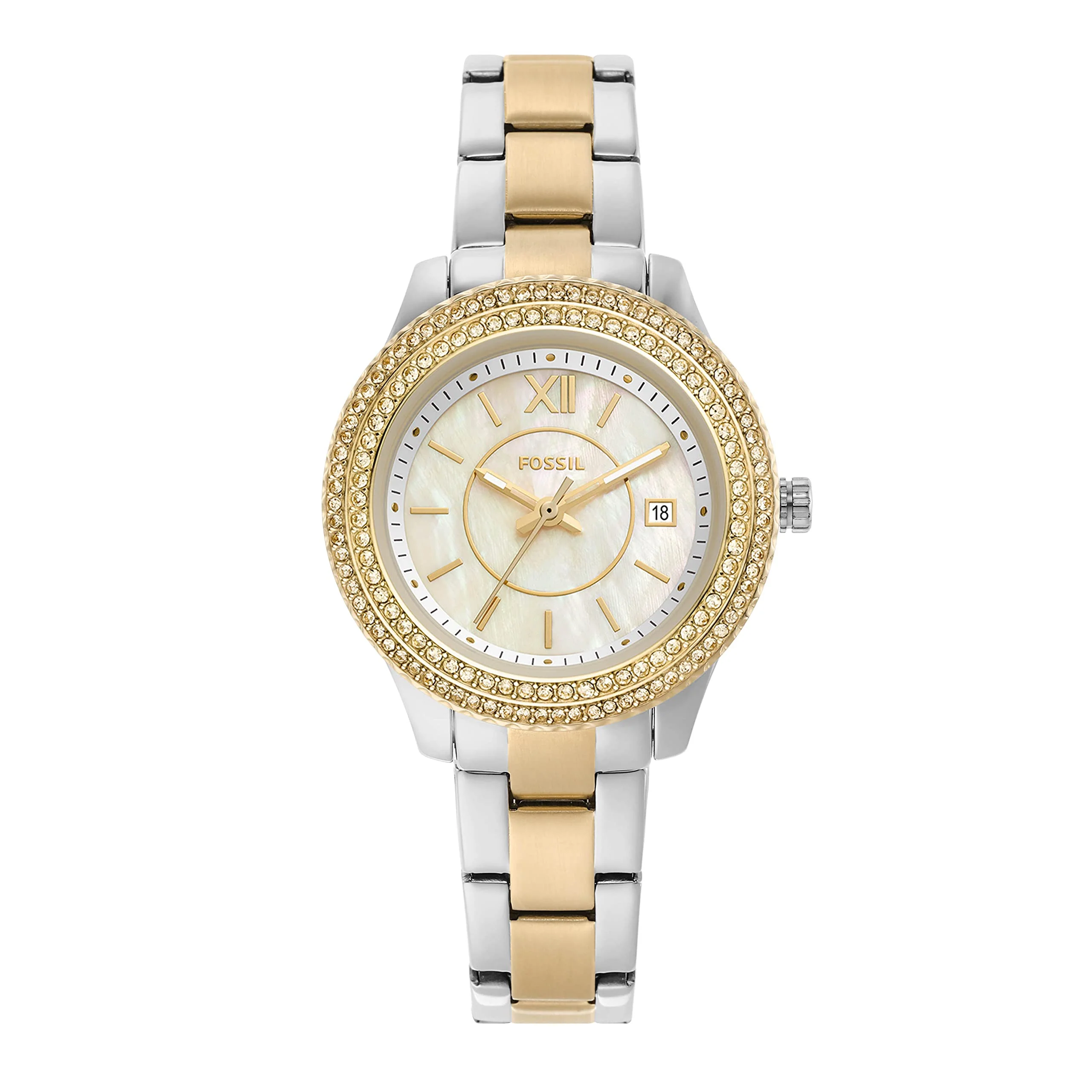 FOSSIL STELLA ES5138 Two-Tone Quartz Women's Watch