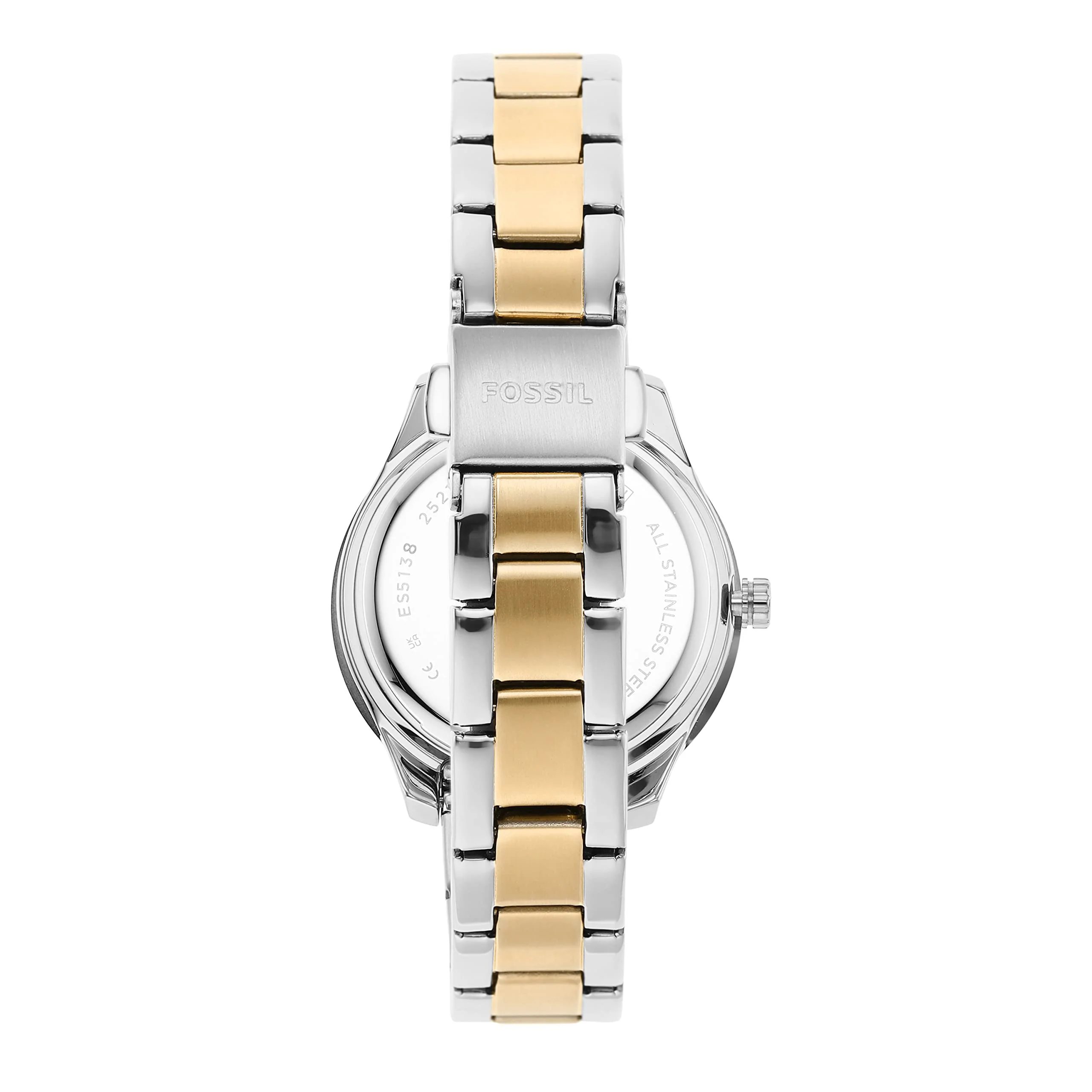 FOSSIL STELLA ES5138 Two-Tone Quartz Women's Watch - Image 4