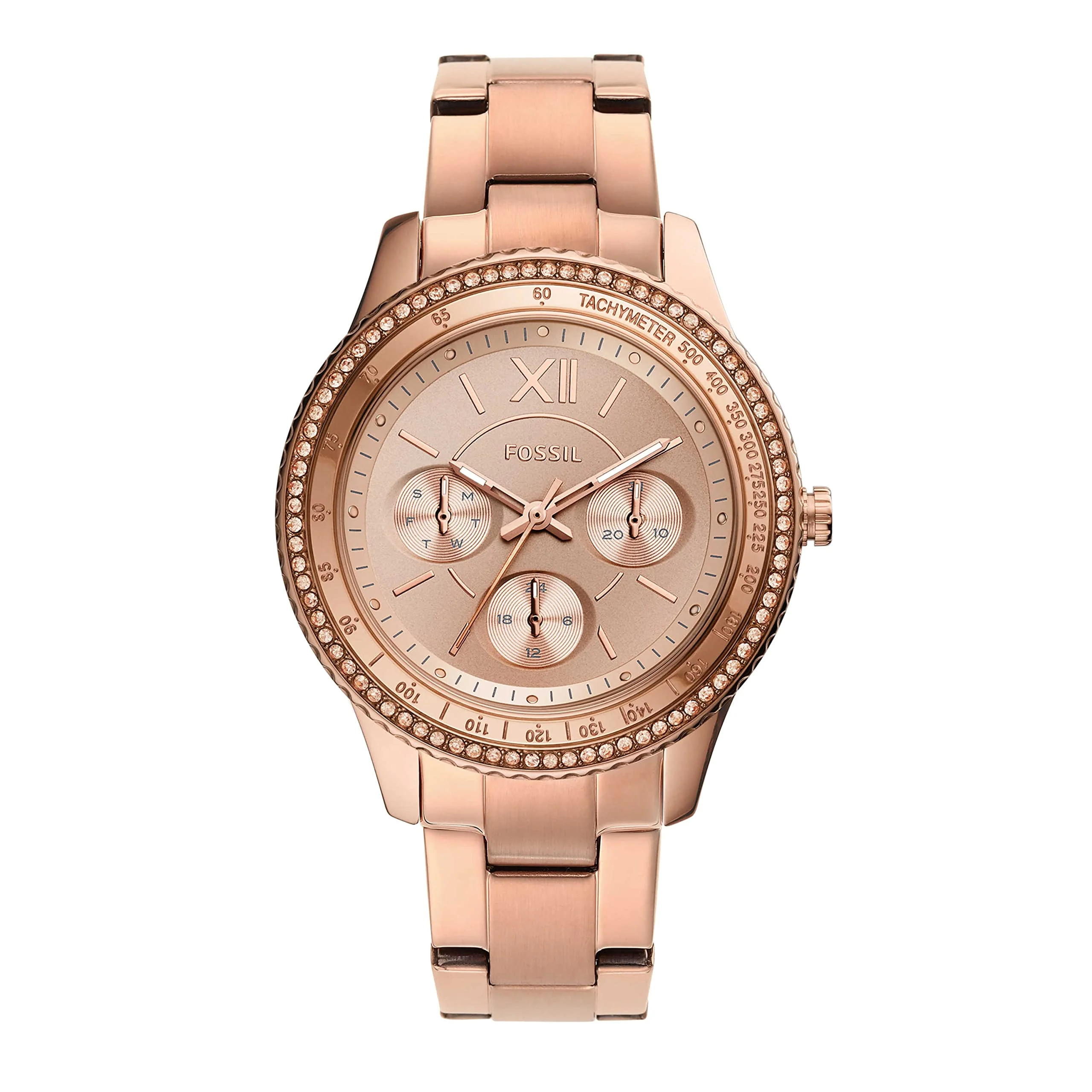 FOSSIL Stella Sport ES5106 Rose Gold Women's Watch