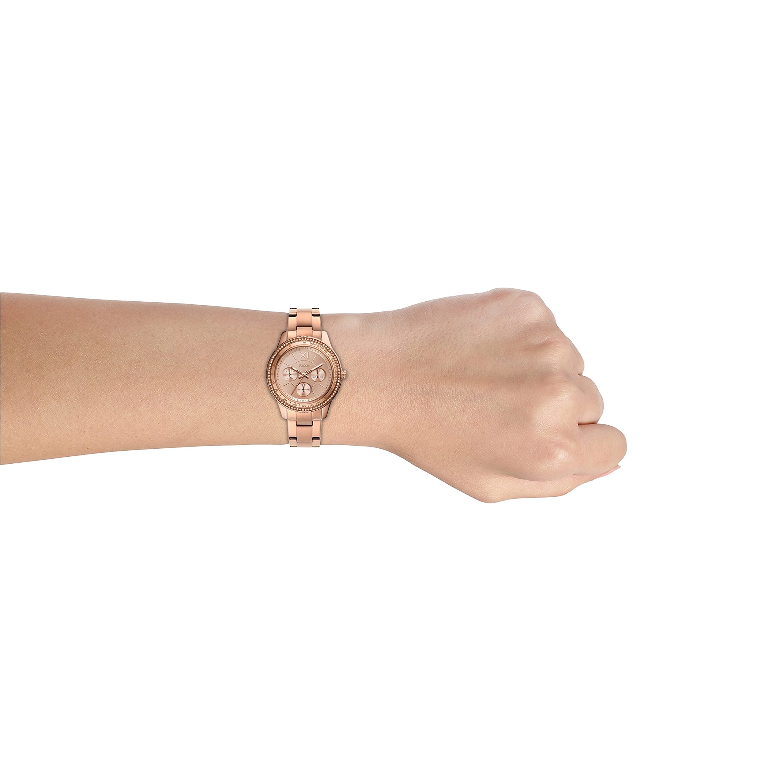 FOSSIL Stella Sport ES5106 Rose Gold Women's Watch - Image 4