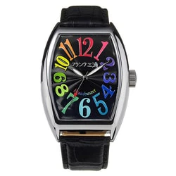 Frank Miura FMT06K-CRBK Rainbow Black Limited Edition Stylish Design Water Resistant Unique Timepiece - Image 3