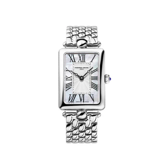 Frederique Constant FC-200MPSAL2AC6B Elegant Swiss Automatic Watch with Blue Dial Leather Strap Date Function - Image 5