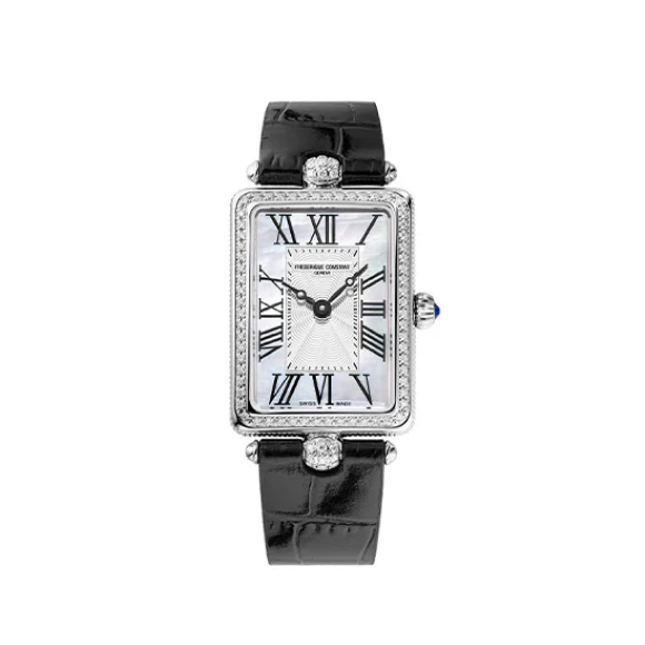 Frederique Constant FC-200MPSAL2AC6B Elegant Swiss Automatic Watch with Blue Dial Leather Strap Date Function - Image 8