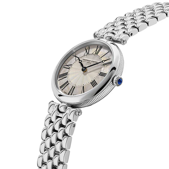 Frederique Constant FC-200MPSAL2AR6B Swiss Automatic Movement Elegant Blue Dial Stainless Steel Case Leather Strap - Image 3