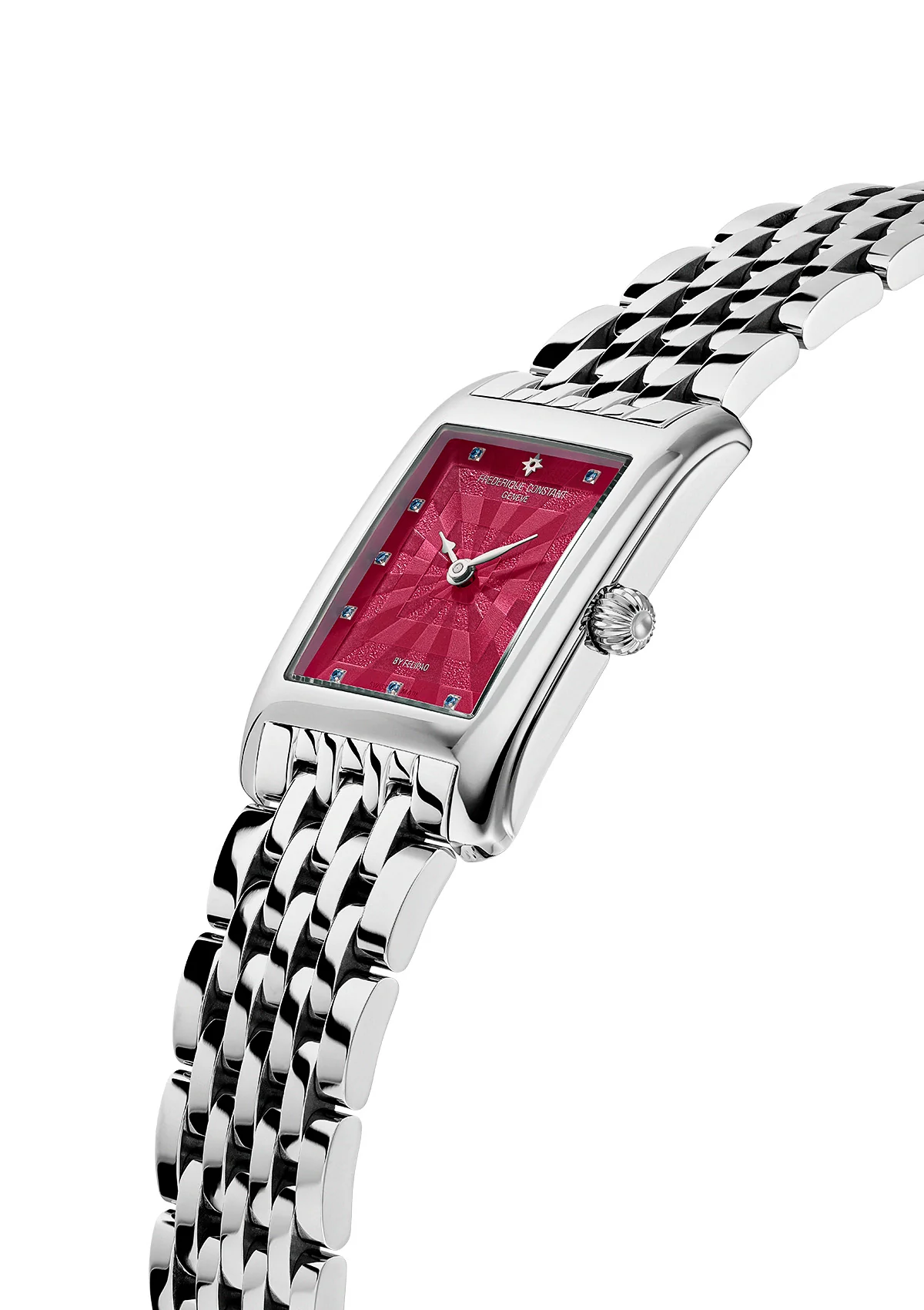 Frederique Constant Ladies Quartz FC-200PI2C6B 27.6mm Watch - Image 3