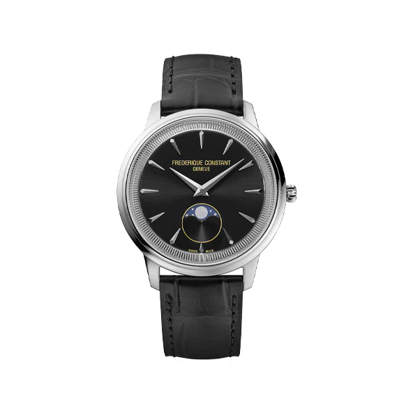 Frederique Constant FC-206S3S6 Elegant Swiss Automatic Watch with Silver Dial and Leather Strap - Image 8