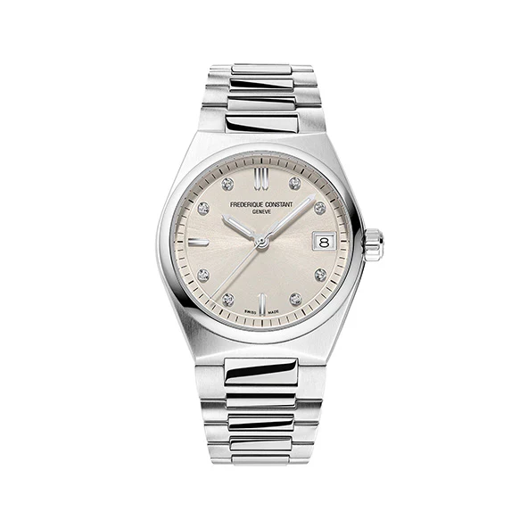 Frederique Constant FC-240LBD2NHD6B Swiss Automatic Movement Elegant Rose Gold Case Leather Strap - Image 6