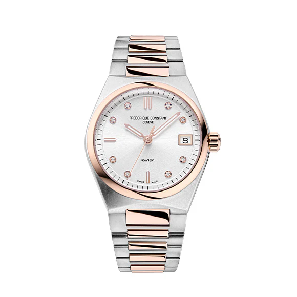 Frederique Constant FC-240LBD2NHD6B Swiss Automatic Movement Elegant Rose Gold Case Leather Strap - Image 9