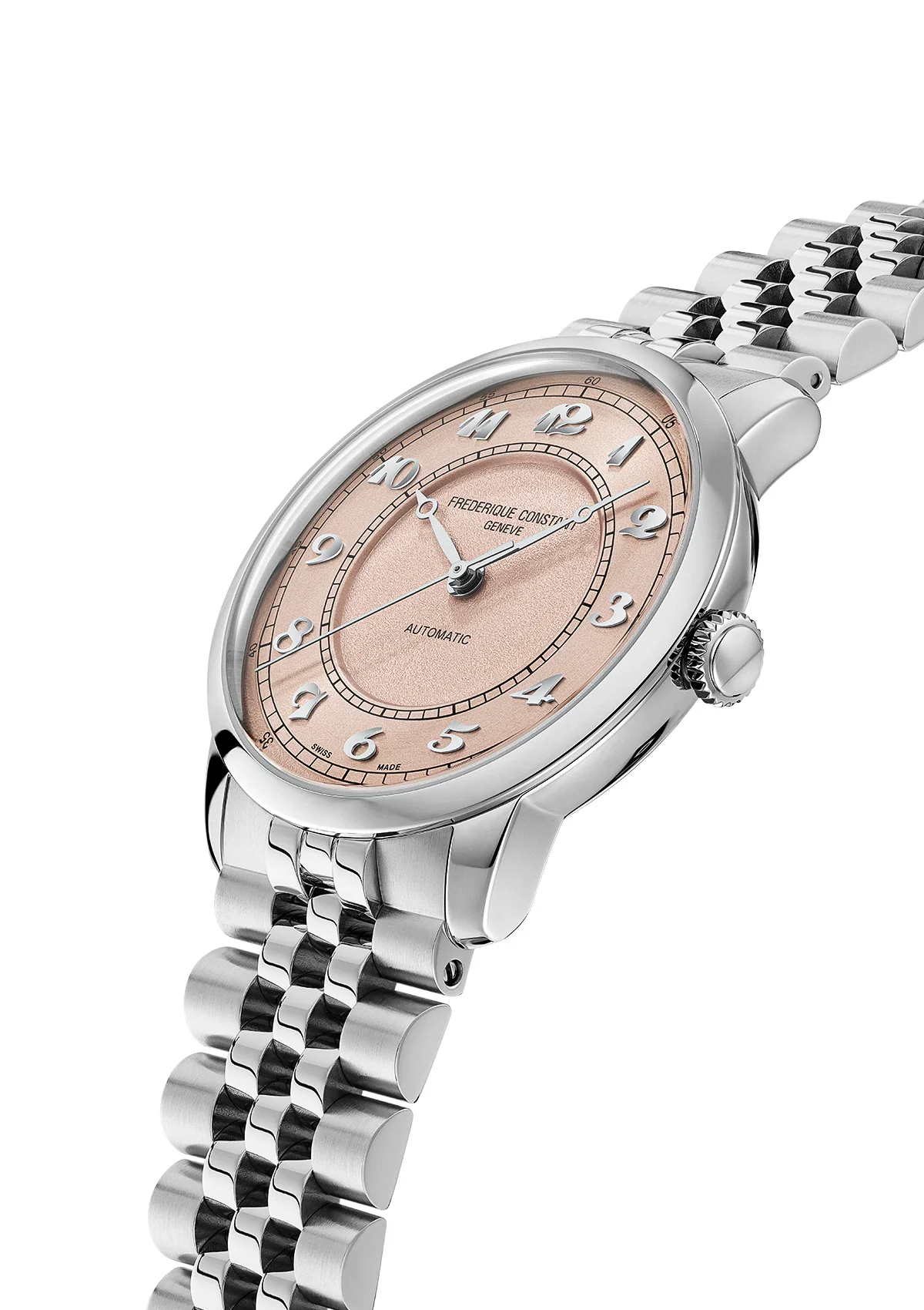 Frederique Constant FC-301SAL3B6B Swiss Automatic Movement Elegant Design Sapphire Crystal Leather Strap - Image 3