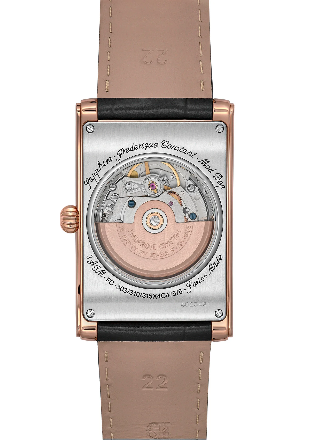 Frederique Constant Automatic FC-303MPW4C4 38.7mm Men Unisex Watch - Image 2