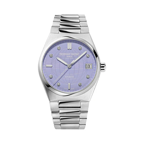 Frederique Constant FC-303OD2NH6B Elegant Automatic Movement Sapphire Crystal Leather Strap Classic Design - Image 5