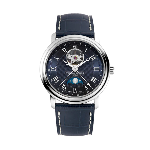 Frederique Constant FC-335MCGRW4P26 Elegant Swiss Automatic Movement Rose Gold Case Leather Strap - Image 2