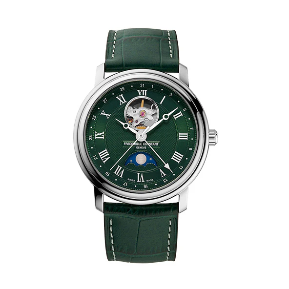 Frederique Constant FC-335MCNW4P26 Elegant Swiss Automatic Watch with Moonphase and Date Complication - Image 4