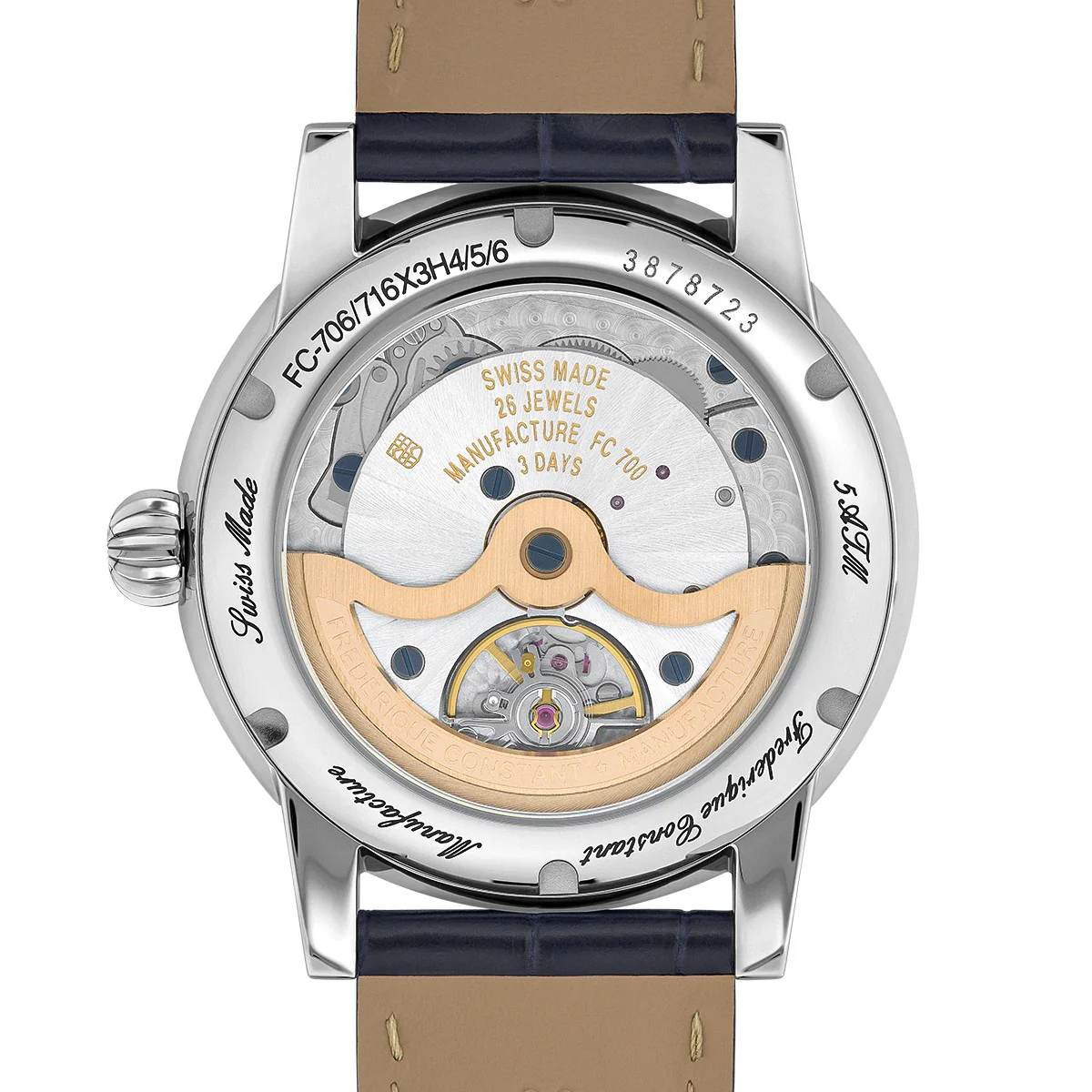 Frederique Constant Classics FC-706S3H6 Automatic 40mm Men Unisex Watch - Image 3